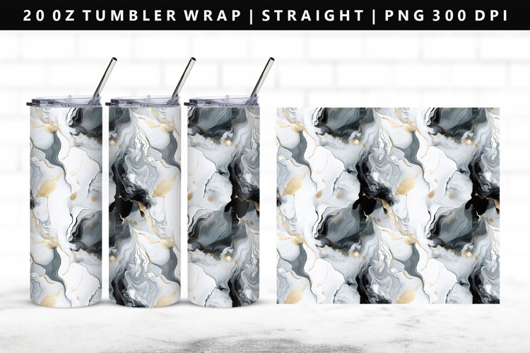 Alcohol Ink Tumbler Wrap Image 2