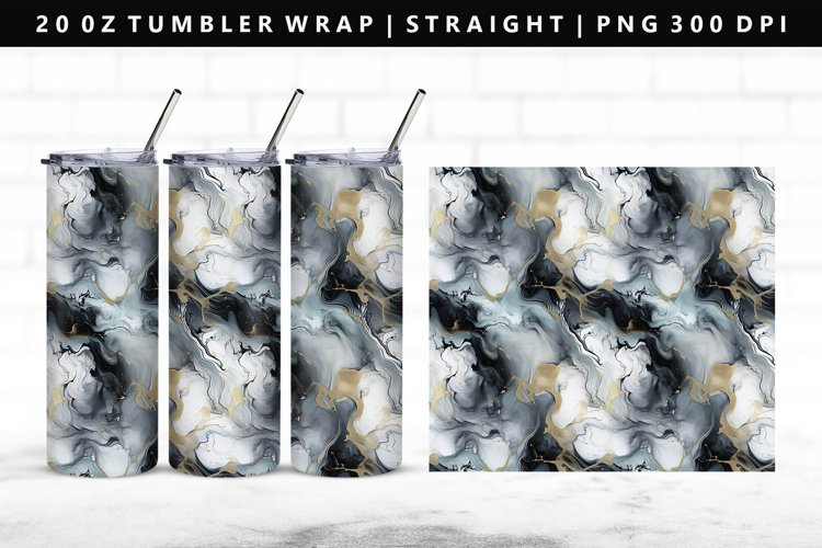 Alcohol Ink Tumbler Wrap Image 14