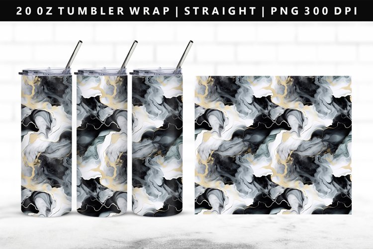 Alcohol Ink Tumbler Wrap Image 4