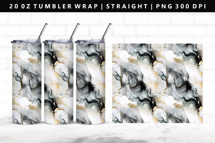 Alcohol Ink Tumbler Wrap Image 9