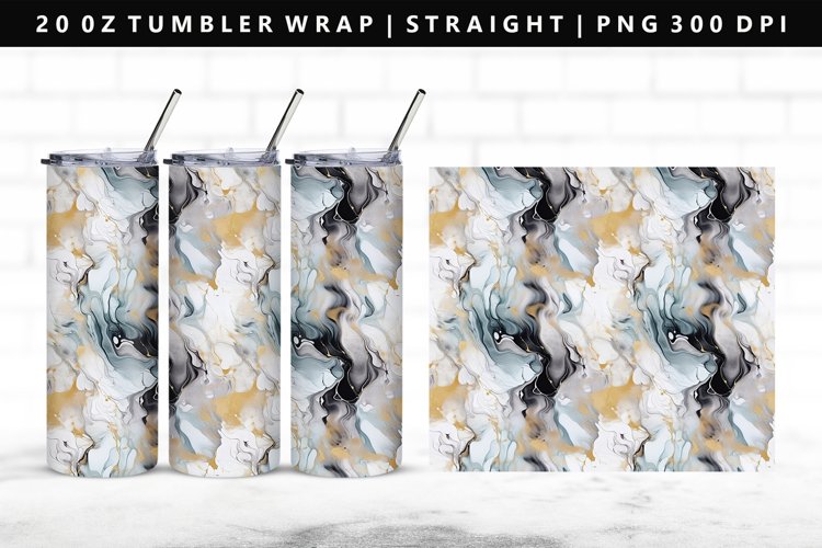 Alcohol Ink Tumbler Wrap Image 5