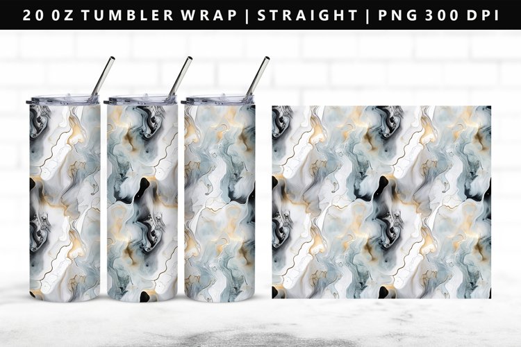 Alcohol Ink Tumbler Wrap Image 3
