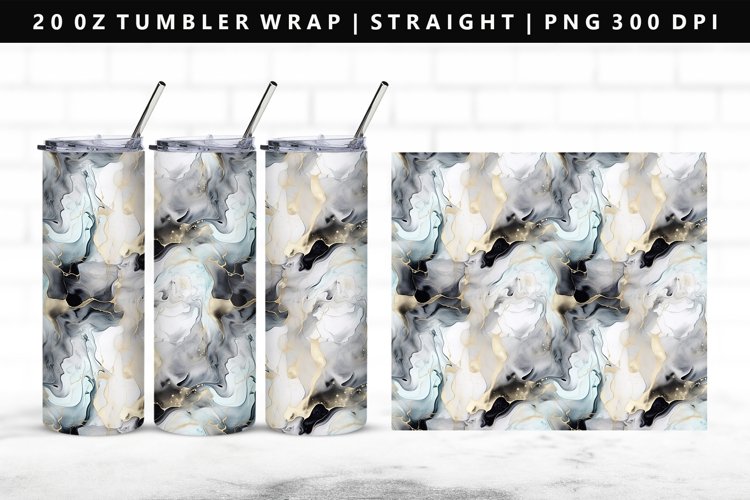 Alcohol Ink Tumbler Wrap Image 4