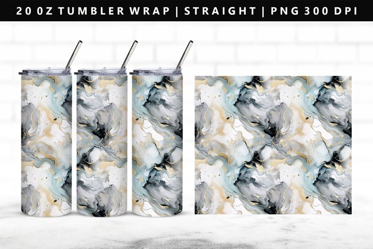 Alcohol Ink Tumbler Wrap Image 20