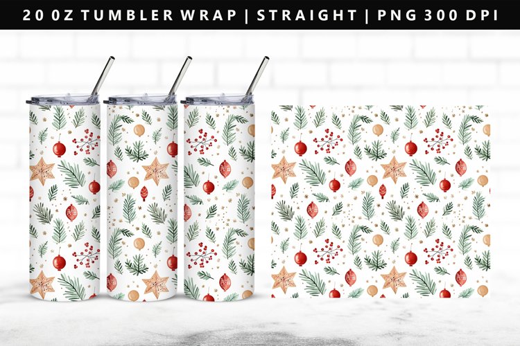Christmas Tumbler Wrap