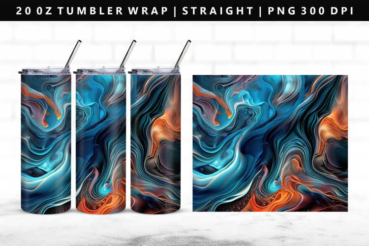 Flower 20oz Tumbler Wrap | Sublimation PNG Design