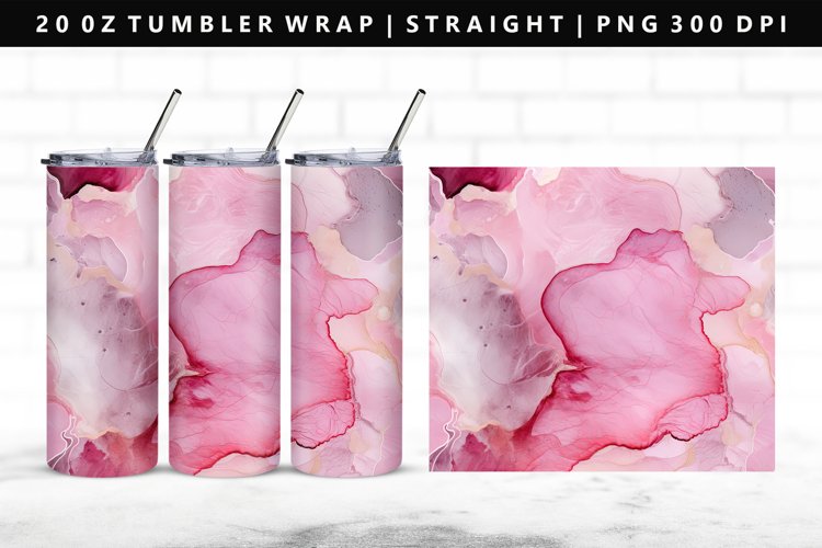 Alcohol Ink Tumbler Wrap Image 24