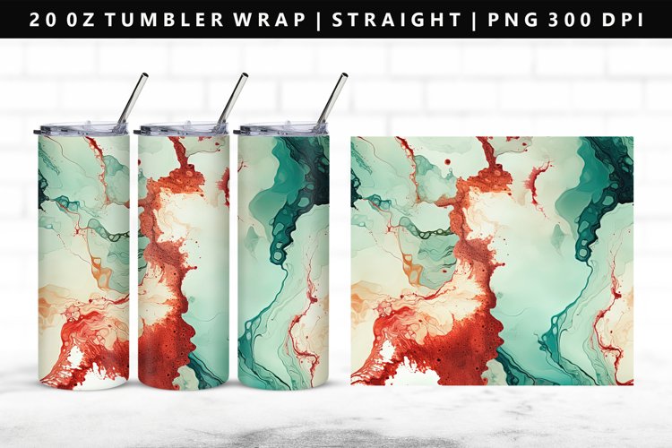 Alcohol Ink Tumbler Wrap Image 17