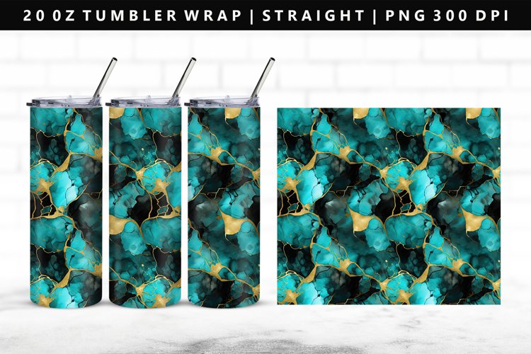 Alcohol Ink Tumbler Wrap Image 5