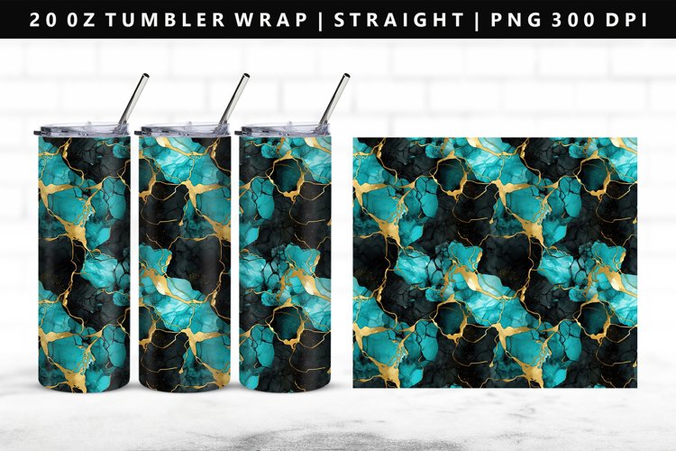 Alcohol Ink Tumbler Wrap