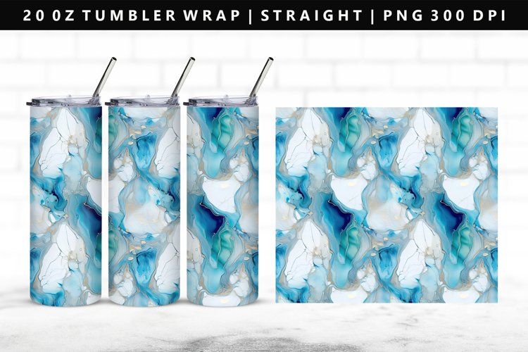 Alcohol Ink Tumbler Wrap Image 12