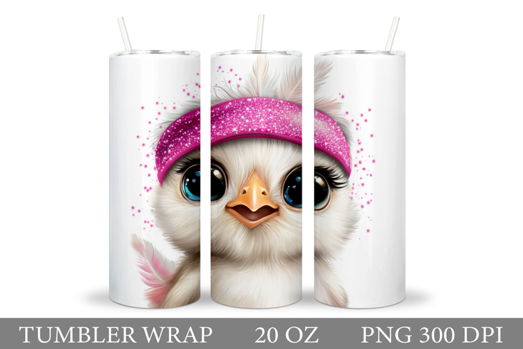 Cute Bird Tumbler Design. Cute Bird Sublimation