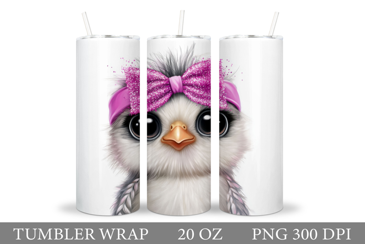 Cute Bird Tumbler Design. Cute Bird Sublimation