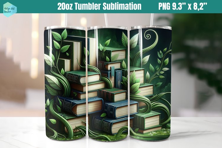 20 OZ Tumbler Sublimation | library sublimation