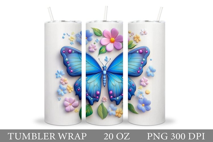 Blue Butterfly Clipart Image 11