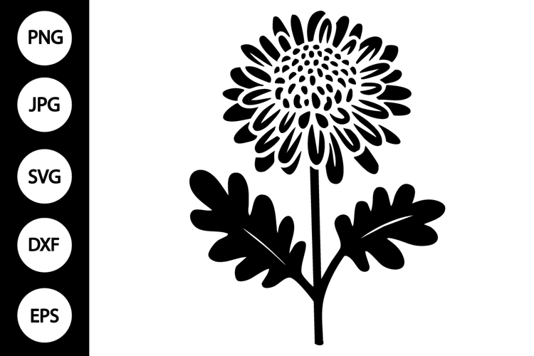 Flower Silhouette Image 22