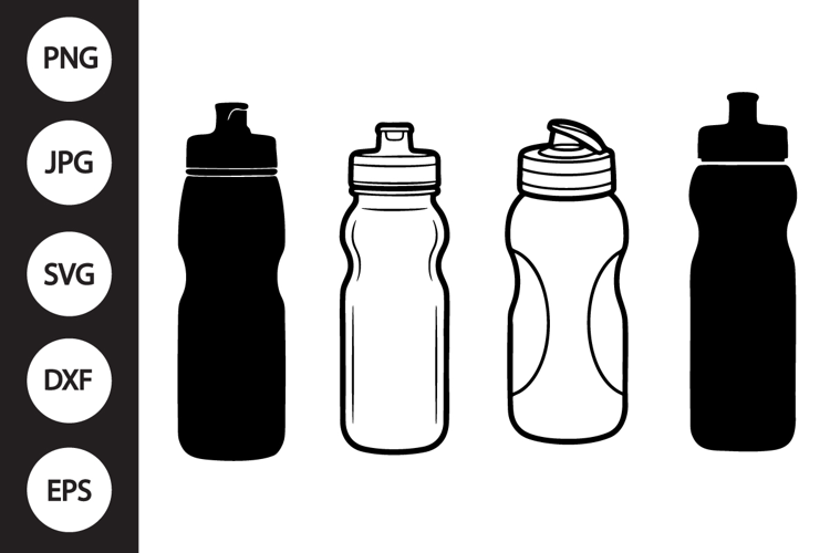 Sports Bottle SVG, Sports Bottle Clipart