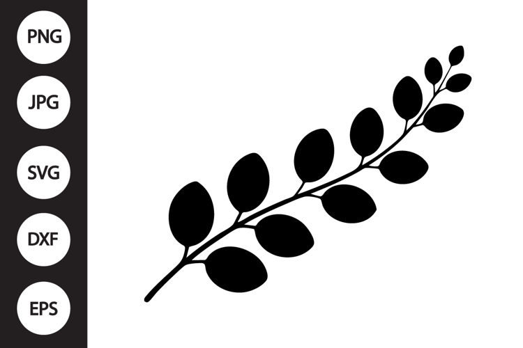 Eucalyptus Branch SVG