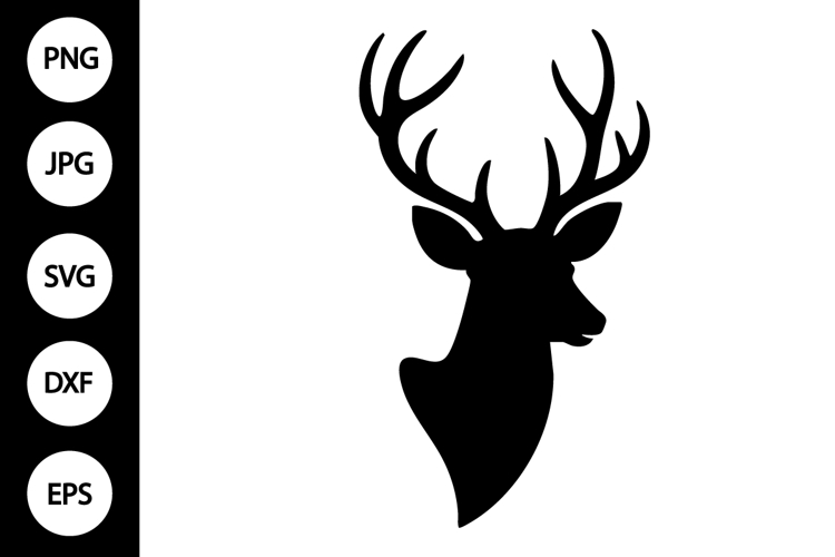 Deer Head Clipart Image 5