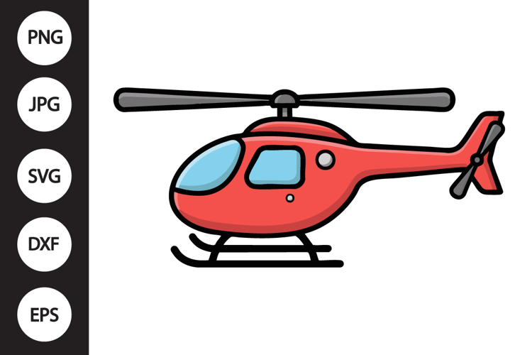 Helicopter Clipart Image 4
