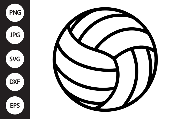 Volleyball Silhouette Image 6
