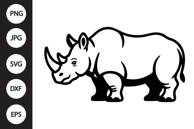 Rhino Silhouette Image 14