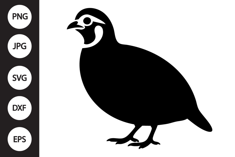 Quail Silhouette SVG
