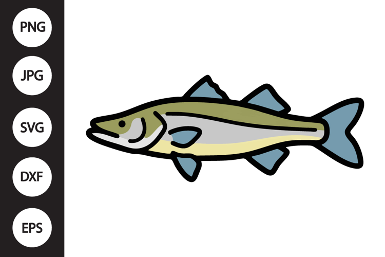 Snook Fish SVG