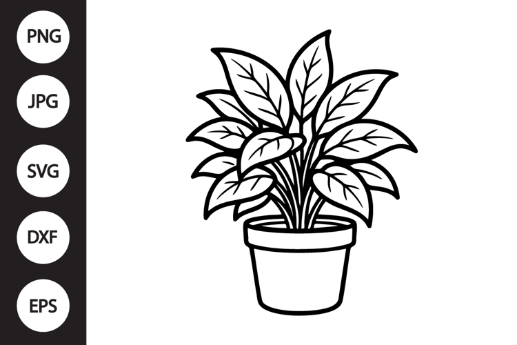 Potted Plant Clipart Image 3