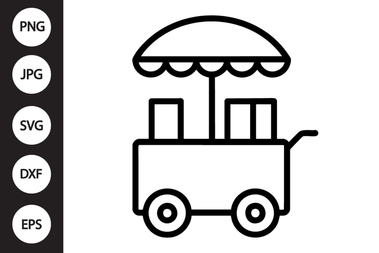 Ice Cream Cart SVG