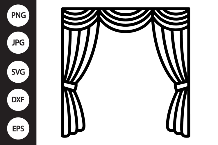 Stage Curtain SVG example image 1