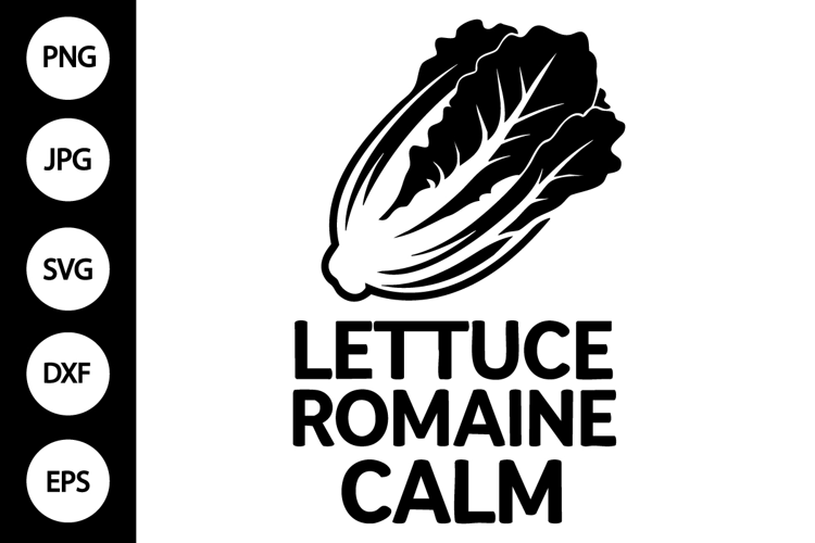 Lettuce Romaine Calm SVG