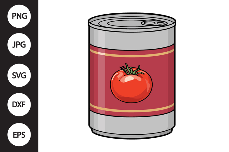 Tomato Soup Can SVG