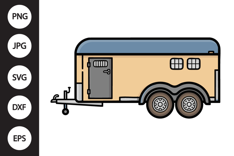 Horse Trailer SVG