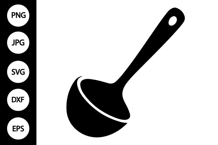 Silhouette Ladle SVG