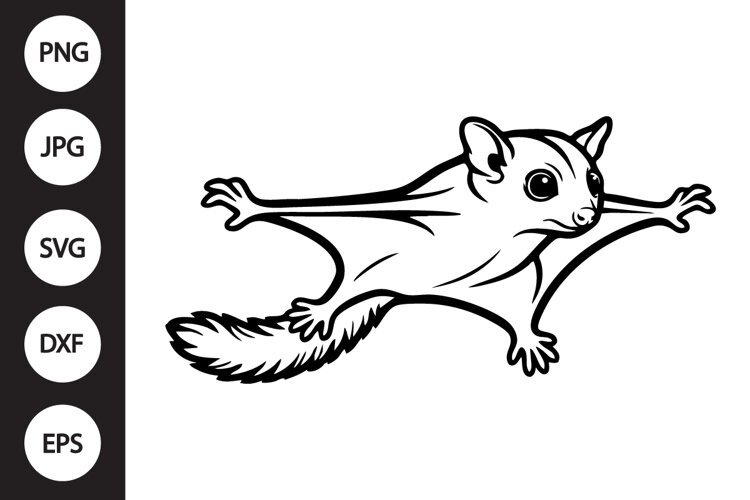 Sugar Glider SVG example image 1