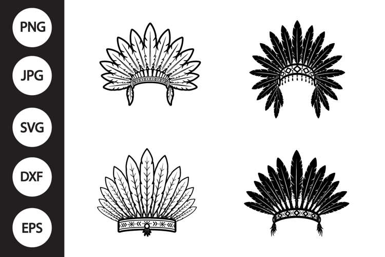 Native American Headdress SVG