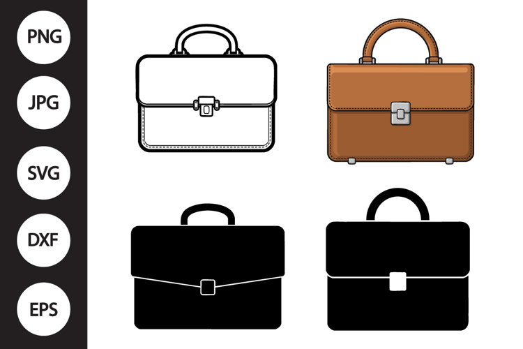 Briefcase SVG, Briefcase Clipart