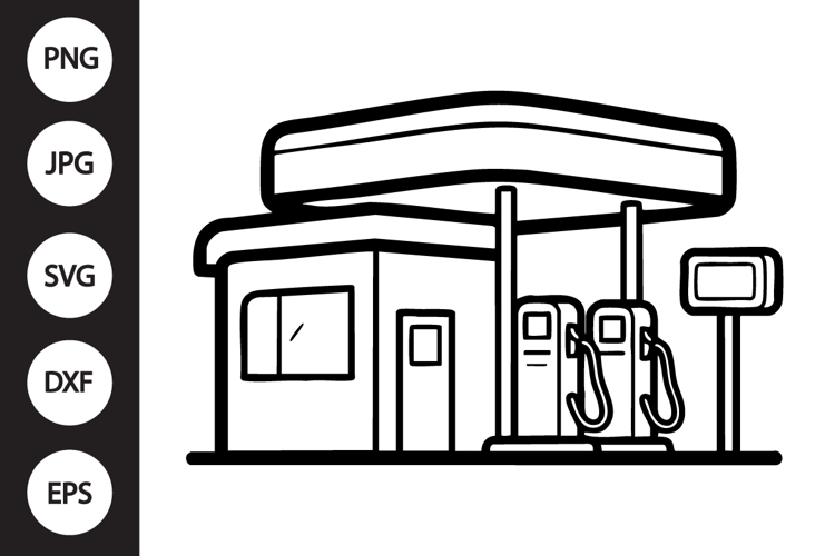 Gas Station SVG