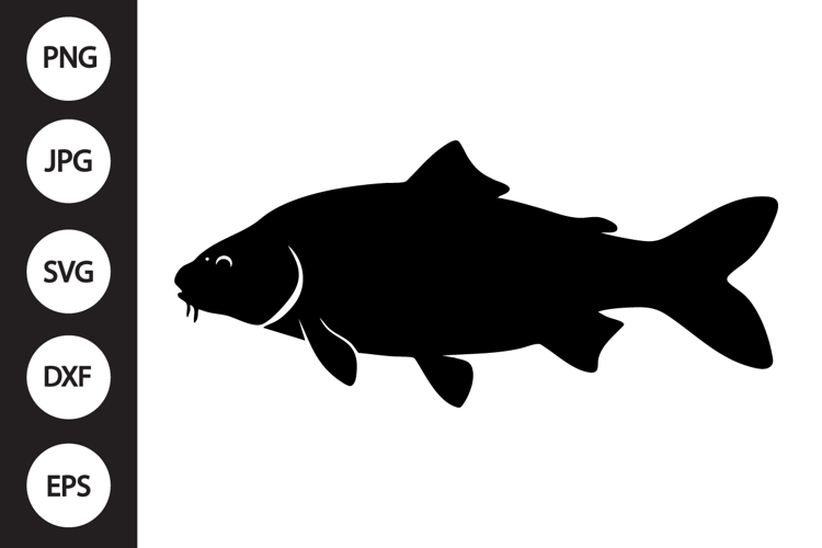 Carp Fish SVG example image 1