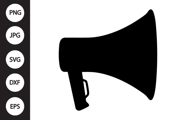 Megaphone Silhouette Image 2
