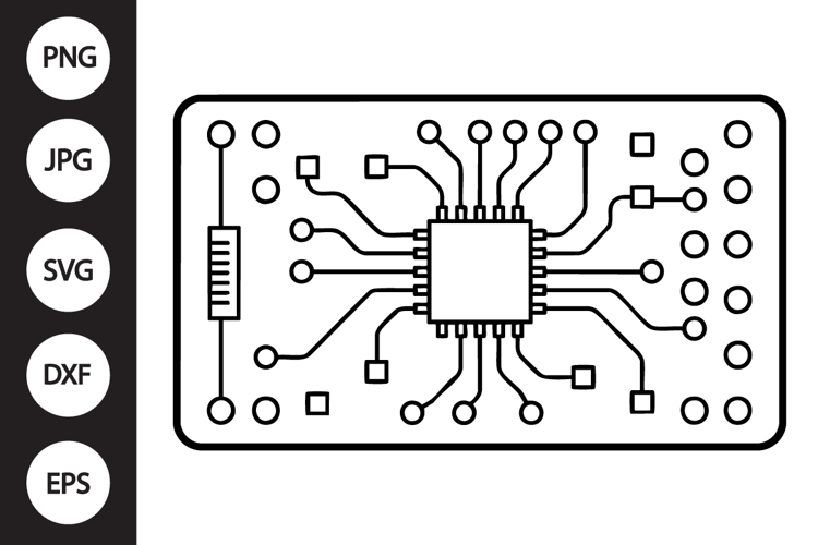 Circuit Board SVG