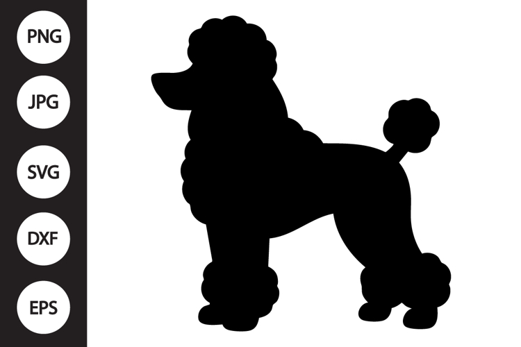 Poodle Dog Silhouette SVG