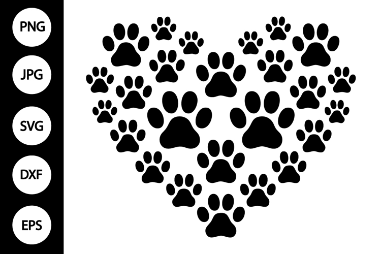 Heart Paw Print Svg Image 10