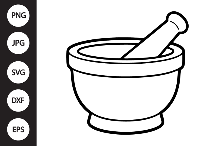 Mortar And Pestle SVG