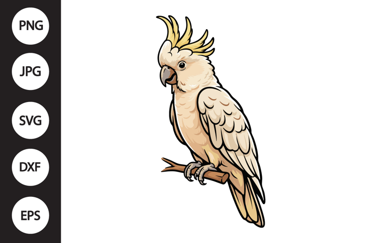 Cockatoo Bird SVG