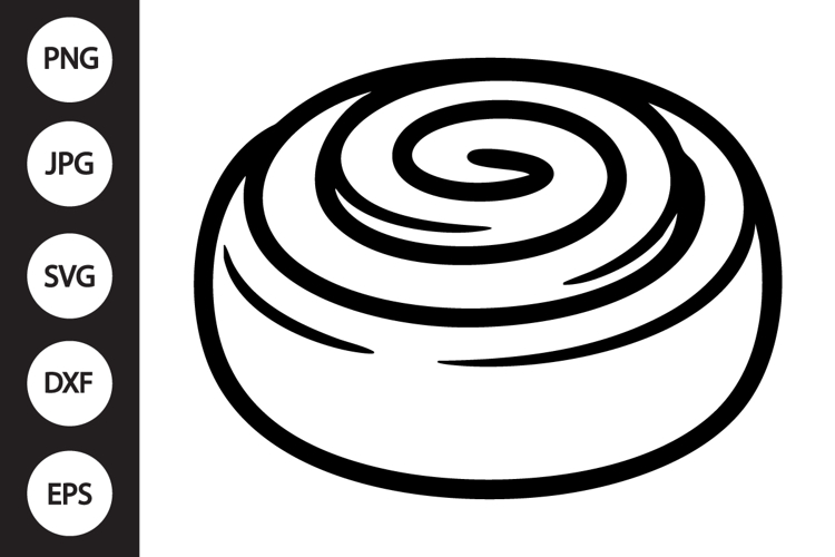 Cinnamon Roll Clipart Image 5