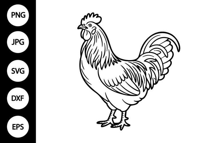 Rooster SVGs Image 7