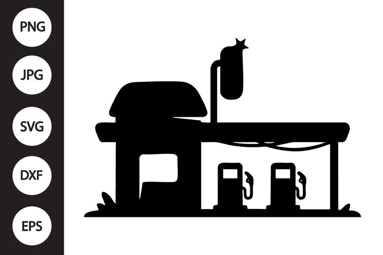 Gas Station SVG example image 1