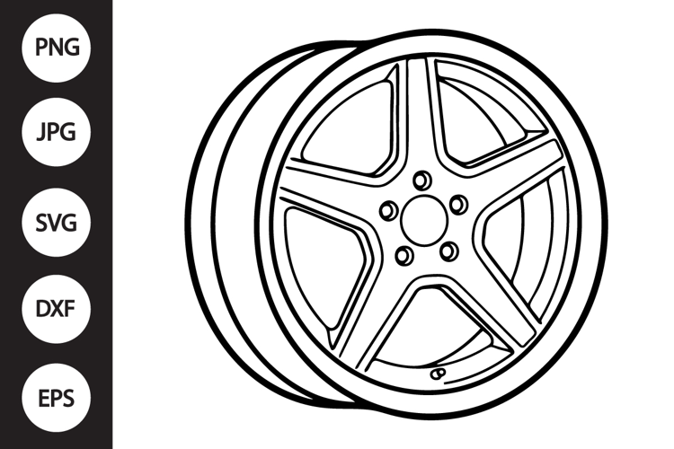 Car Rim SVG